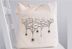 Halloween Spider Web, Machine Embroidery Design. Product Image 3