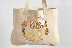 Hello Fall, Machine Embroidery Design Product Image 3