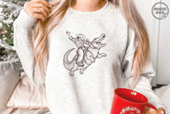 Cowboy Riding Alligator|Funny Western Gator Rodeo Product Image 4