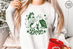 Retro Girl Boop Eagle|Vintage Patriotic 4th of July Merica Product Image 4