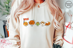 Happy Thanksgiving, Doodles Cute Thanksgiving Food Character Product Image 4