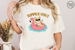 Summer Vibes Corgi|Funny Beach Dog Bikini|Pool Float Party Product Image 4