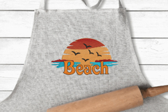 Beach Sunset, Summer Machine Embroidery File Product Image 3