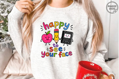Happy to See Your Face|Cute Back to School Teacher Apple Pen Product Image 4