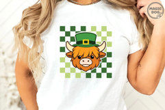 Highland Cow Leprechaun|St Patrick’s Day Highland Cow Face Product Image 4