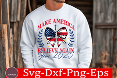 Coquette Jesus 2025 Make America Svg Product Image 1