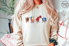 Football Doodles Game Day|Popcorn|Cheerleader|Retro Sport Product Image 3