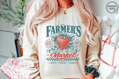 Farmer's Market Strawberry|Vintage Fruit Stand Support Local Product Image 2