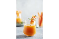 Healthy fresh juice with carrot, selective focus Product Image 1