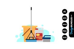 Cleaning Tool Illustrations Product Image 1