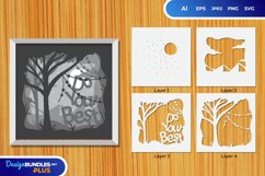 Do Your Best Layered Papercut 3D Product Image 1