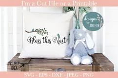 Bless this Nest SVG, PNG, DXF, EPS, JPEG Product Image 2