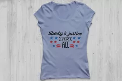 4th Of July SVG, Liberty And Justice For All SVG. Product Image 2