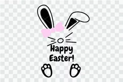Easter girl svg, cute baby svgcut file, Easter baby svg Product Image 1