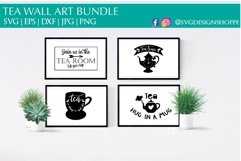 TEA WALL ART SVG BUNDLE Product Image 1