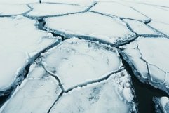 Arctic ice floes from above Product Image 1