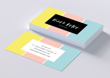Pastel color professional business card Product Image 2