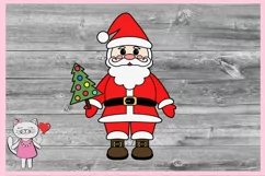 Santa SVG ,Santa SVG Cut Files ,Christmas SVG Product Image 3