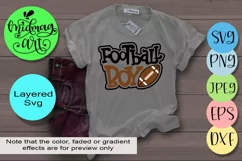 Football boy svg, football svg Product Image 1