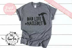 Dad Life Nailed It Father's Day SVG DXF PNG EPS Cutting File Product Image 1
