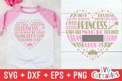 Princess SVG | Princess Heart Subway Art | Shirt Design Product Image 1