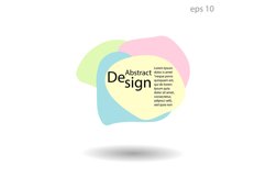 Unique abstract graphic elements. Design template Product Image 1