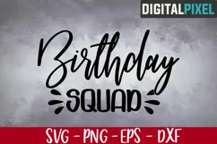 Birthday Squad Svg, May Girl 2020 Svg, Birthday Svg Product Image 1