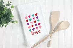 Love with Hearts SVG File - Valentine SVG File Product Image 2