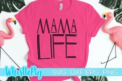 Mama Life SVG PDF EPS SVG Mom Life Motherhood Art Deco svg Product Image 1