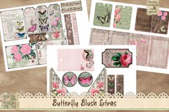 Butterfly Blush Junk Journal Kit 22 PAGES | Printable paper Product Image 5