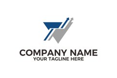 Letter V Logo Arrow Business Product Image 1