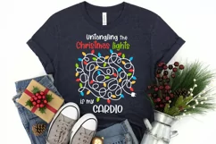 Funny christmas t shirt designs svg Christmas lights svg Product Image 3