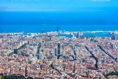 Panoramic view of Barcelona from Tibidabo, Spain Product Image 1