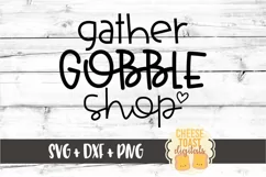 Gather Gobble Shop - Black Friday SVG PNG DXF Cut Files Product Image 2