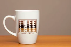 Melanin SVG PNG EPS DXF Files for Cutting and Printing Product Image 2