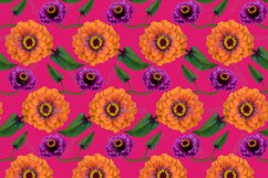 12 Seamless colorful FLOWER patterns bundle. Digital Paper Product Image 5