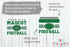 Football SVG | Football Template 0014 | Shirt Design Product Image 5