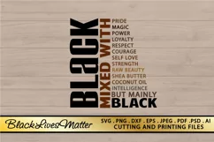 Black Lives Matter SVG PNG EPS DXF for Cutting and Printing Product Image 3