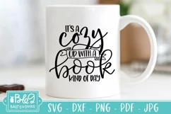 Book Lover Saying SVG | Cozy Up With A Book Kind of Day Product Image 3