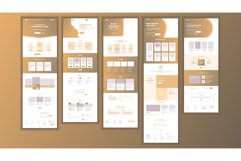 Website Page Vector. Business Agency. Web Page. Landing Product Image 1