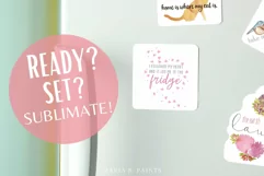 Funny Quote "I followed my heart to the fridge" Sublimation Product Image 2