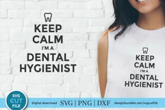 Dental hygienist svg - a dental worker design for crafters Product Image 1