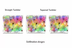 Sublimation tumbler sunflower,20 oz skinny tumbler design Product Image 3