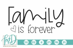 Family is Forever SVG DXF PNG Cut File Product Image 2