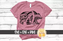 Bear - Zen Doodle Art - Animal SVG PNG DXF Cut Files Product Image 1