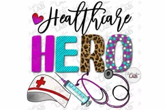 Healthcare Hero Digital Sublimation File PNG Medical Doctor Product Image 1