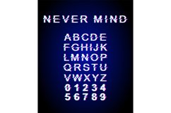Never mind font template Product Image 1