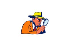 Detective with Magnifying Glass Product Image 1