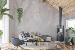 Wall mockup - Wallpaper mockup - Living room scene Product Image 1