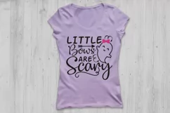 Little bows are scary svg, halloween svg, ghost svg. Product Image 3